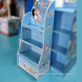 Paper Display Shelf, Floor Cardboard Display Stand